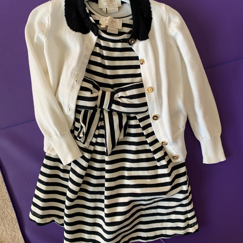 Kate Spade toddler dress & sweater